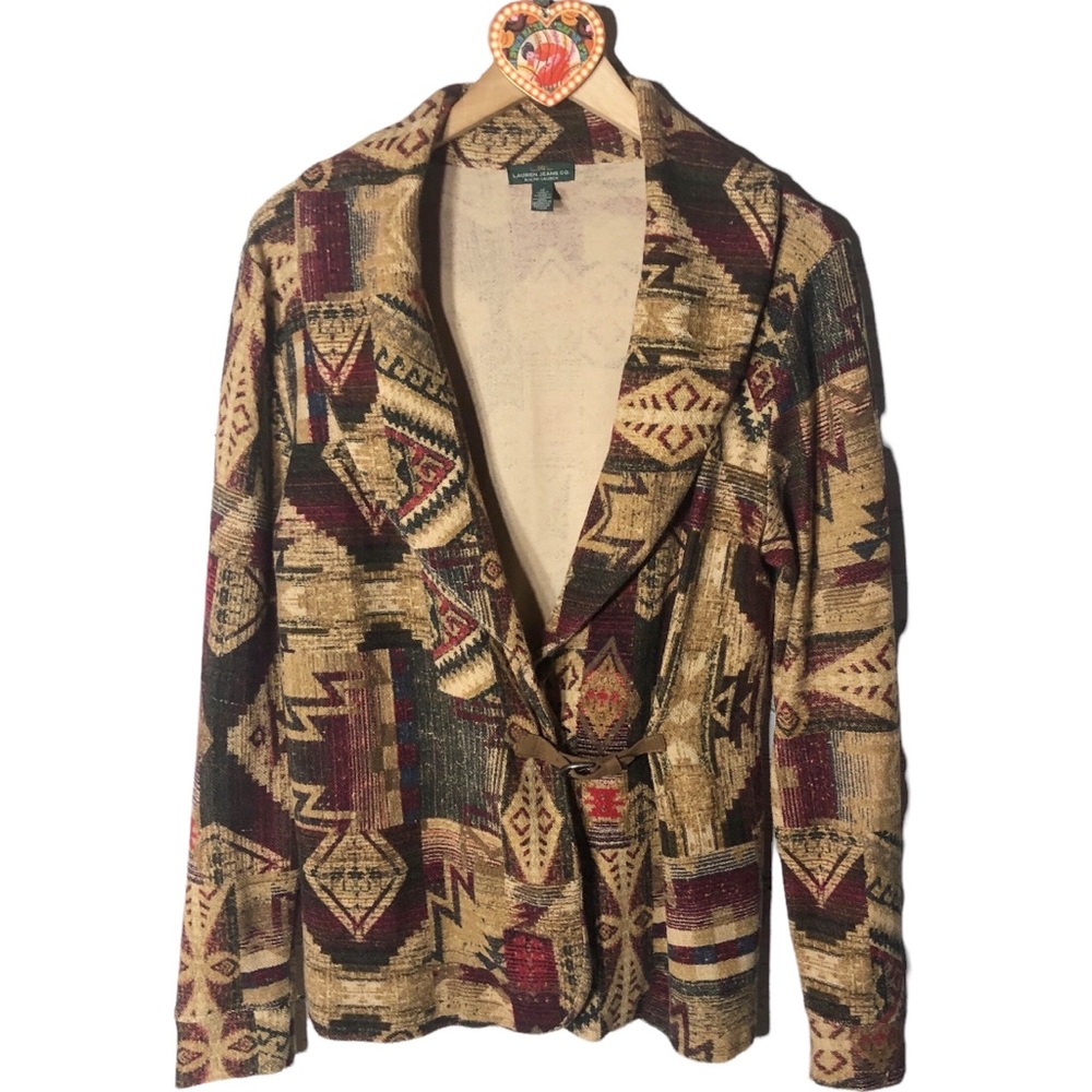 Vintage Ralph Lauren LRL Aztec Navajo Southwest Jacket